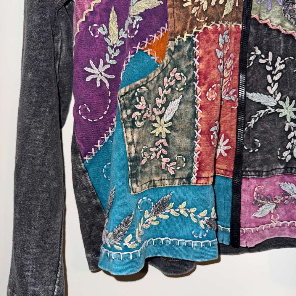 Studio Embroidered Patchwork Jacket - Picture 4 of 9